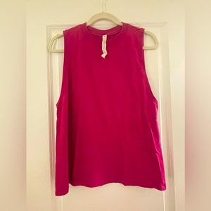 Lululemon All Yours Muscle Tank - size 4 cranberry